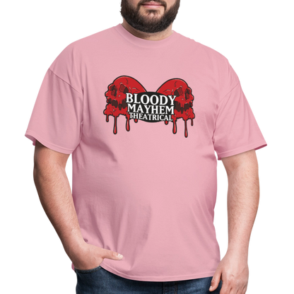 Bloody Mayhem Theatrical Logo Unisex T-Shirt - pink