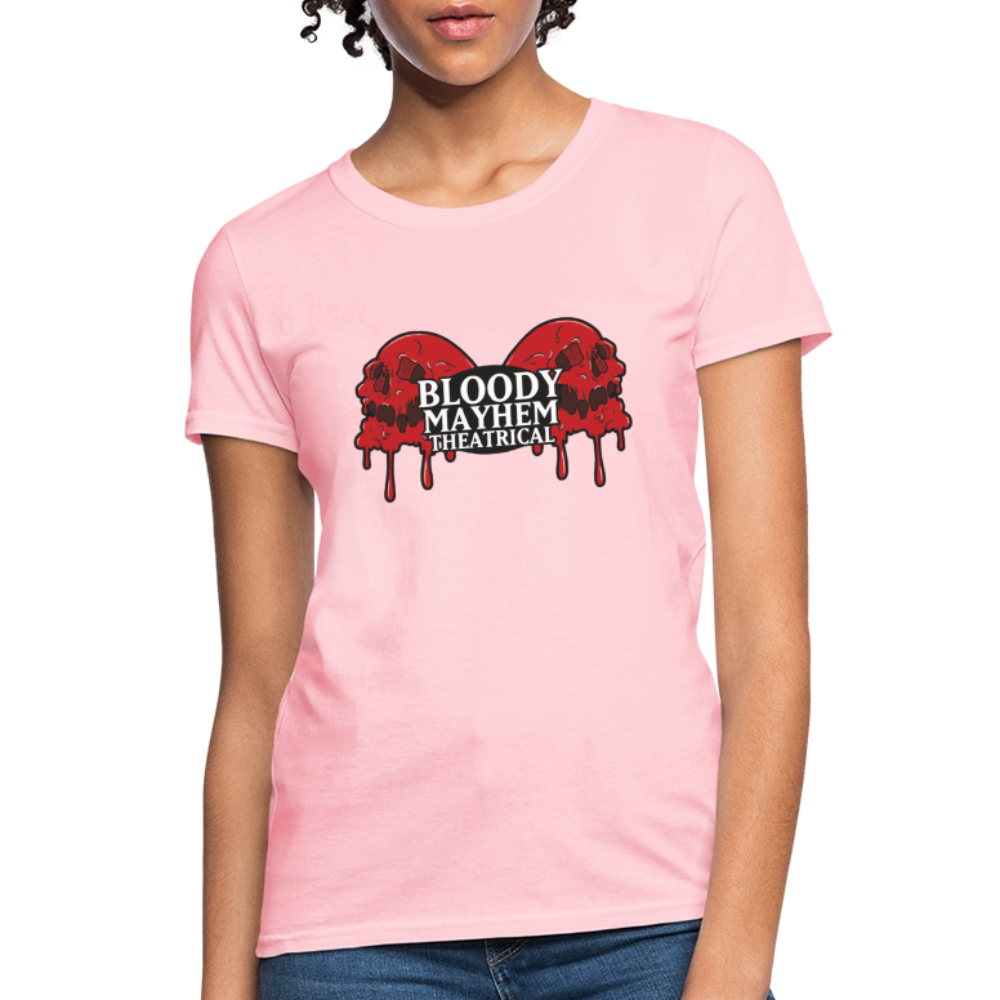 Bloody Mayhem Theatrical Logo Femme T-Shirt - pink