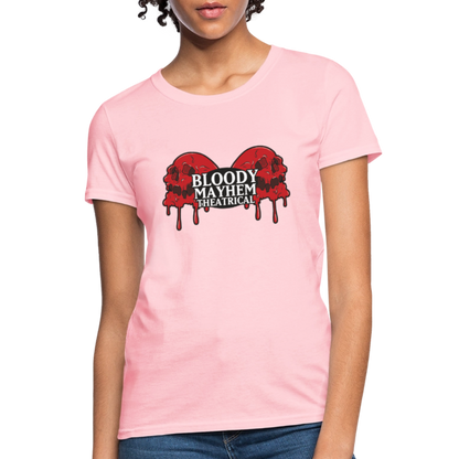 Bloody Mayhem Theatrical Logo Femme T-Shirt - pink