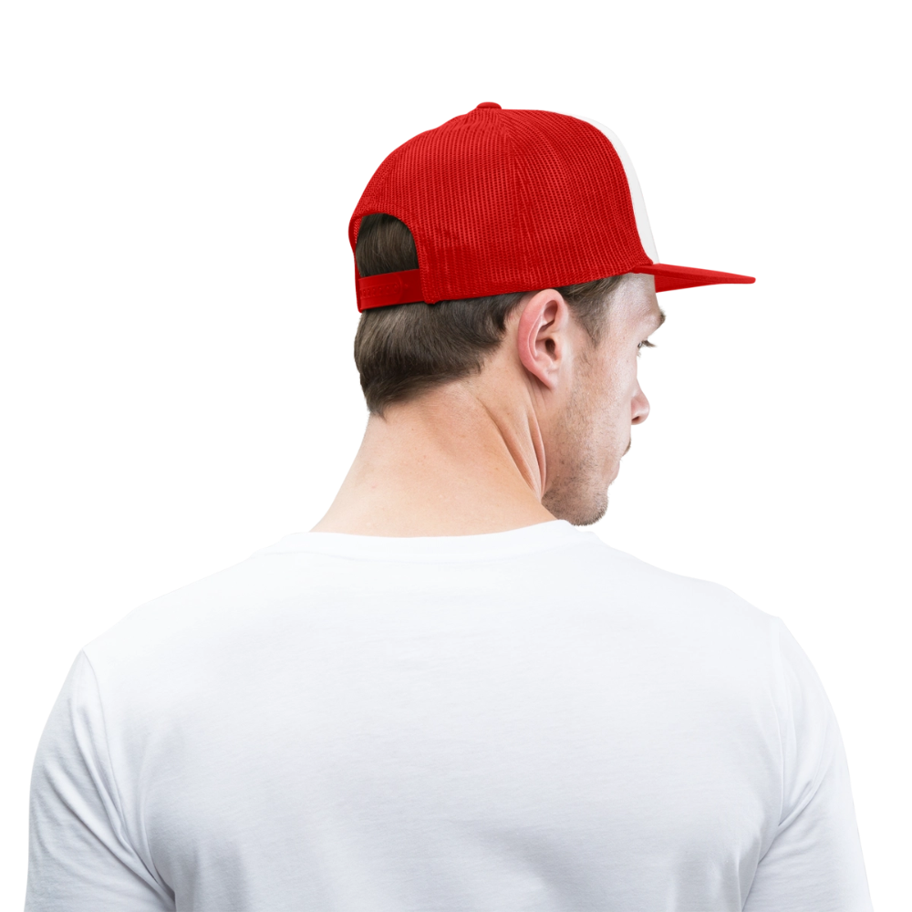 CLUE BMT Trucker HAT - white/red