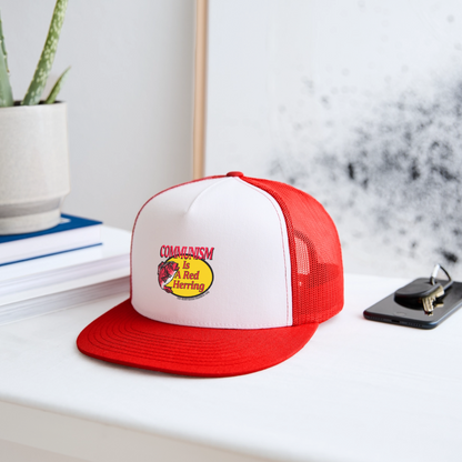 CLUE BMT Trucker HAT - white/red