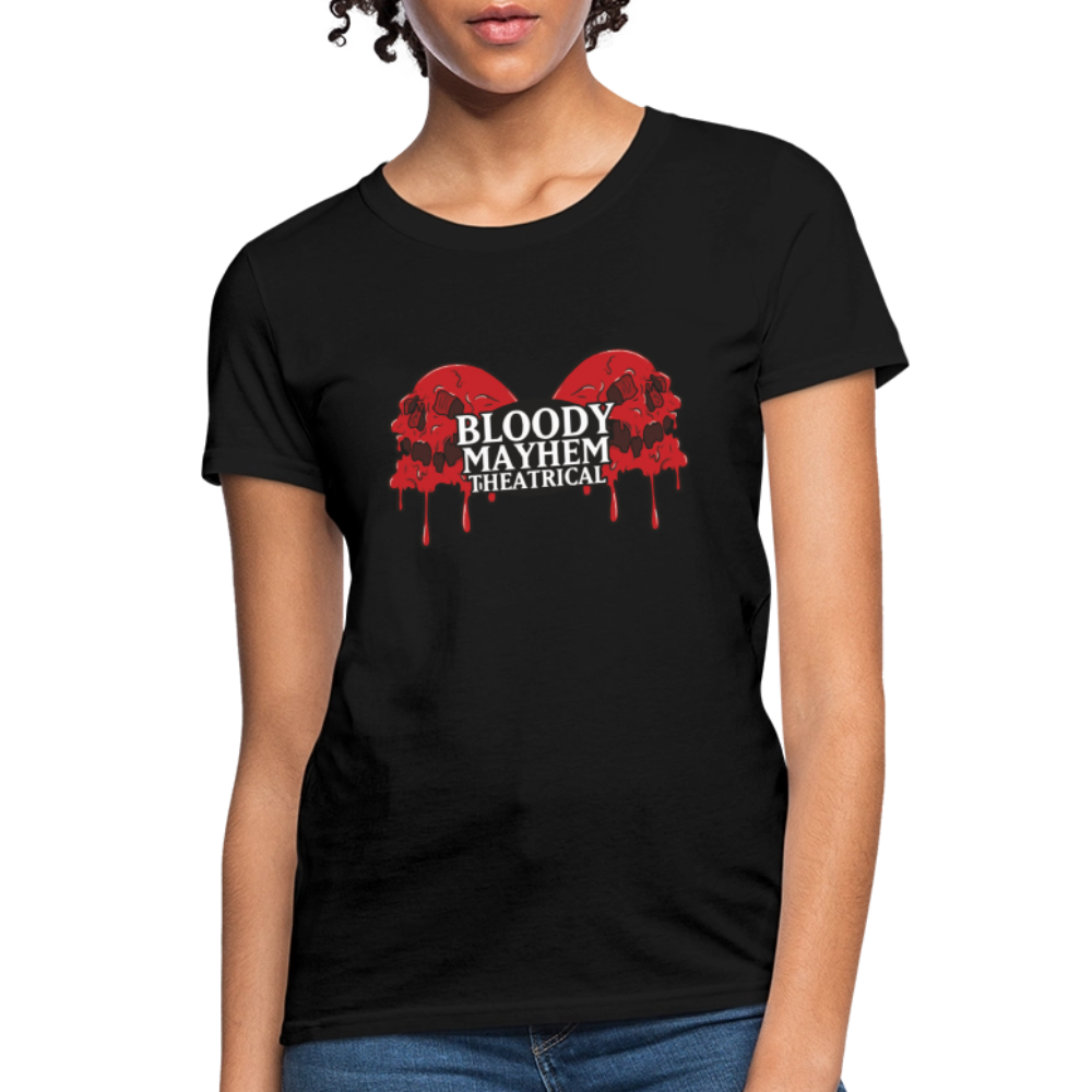 Bloody Mayhem Theatrical Logo Femme T-Shirt - black