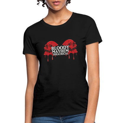 Bloody Mayhem Theatrical Logo Femme T-Shirt - black